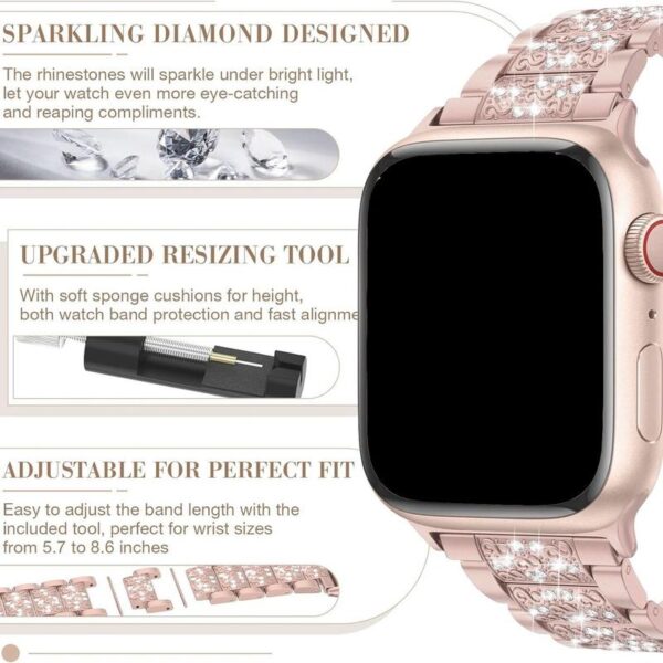The Diamond Three-Link Watch Band