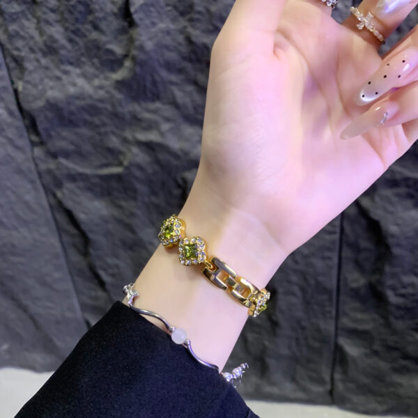 Full Diamond Clover Watch Band