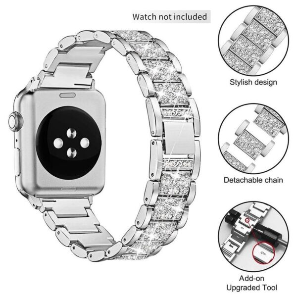 The Diamond Three-Link Watch Band