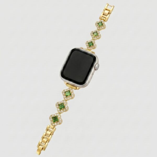 Full Diamond Clover Watch Band