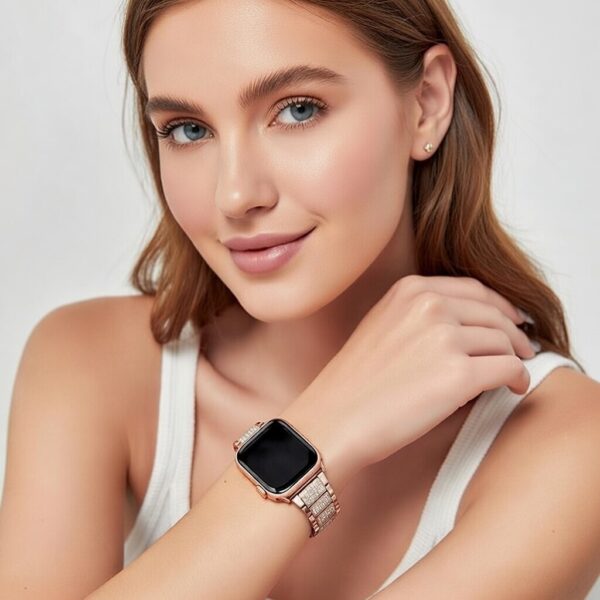 The Diamond Three-Link Watch Band