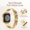 316L Stainless Steel LOVE PLUS Apple Watch Bracelet - 18k Gold Plated