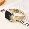 316L Stainless Steel LOVE PLUS Apple Watch Bracelet - 18k Gold Plated